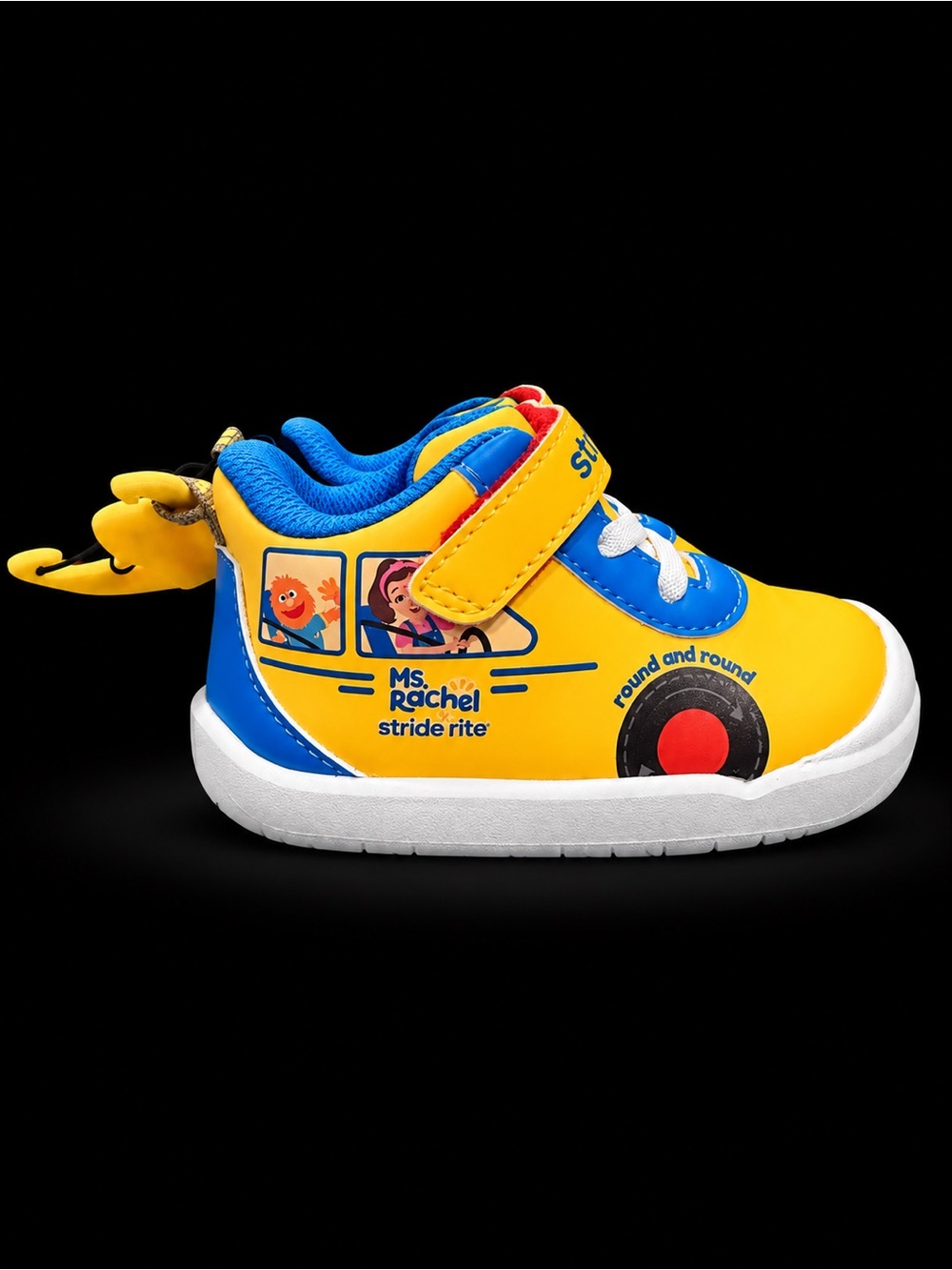 Stride Rite Yellow & Blue Ms. Rachel Character Sneaker